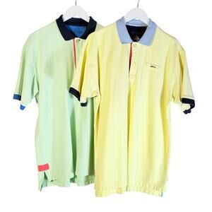 Set of Two Orvis 100% Organic Cotton Shirts Polos Size M